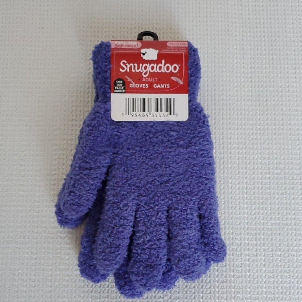 Snugadoo Purple Cozy Adult Gloves